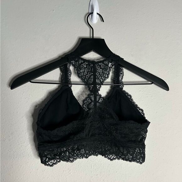 Auden Black Lace Racerback Bralette Size S - Picture 2 of 7